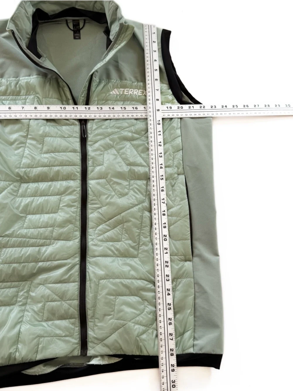 Adidas Terrex Xperior Varilite Hybrid Primaloft Vest Jacket Mens Large Green